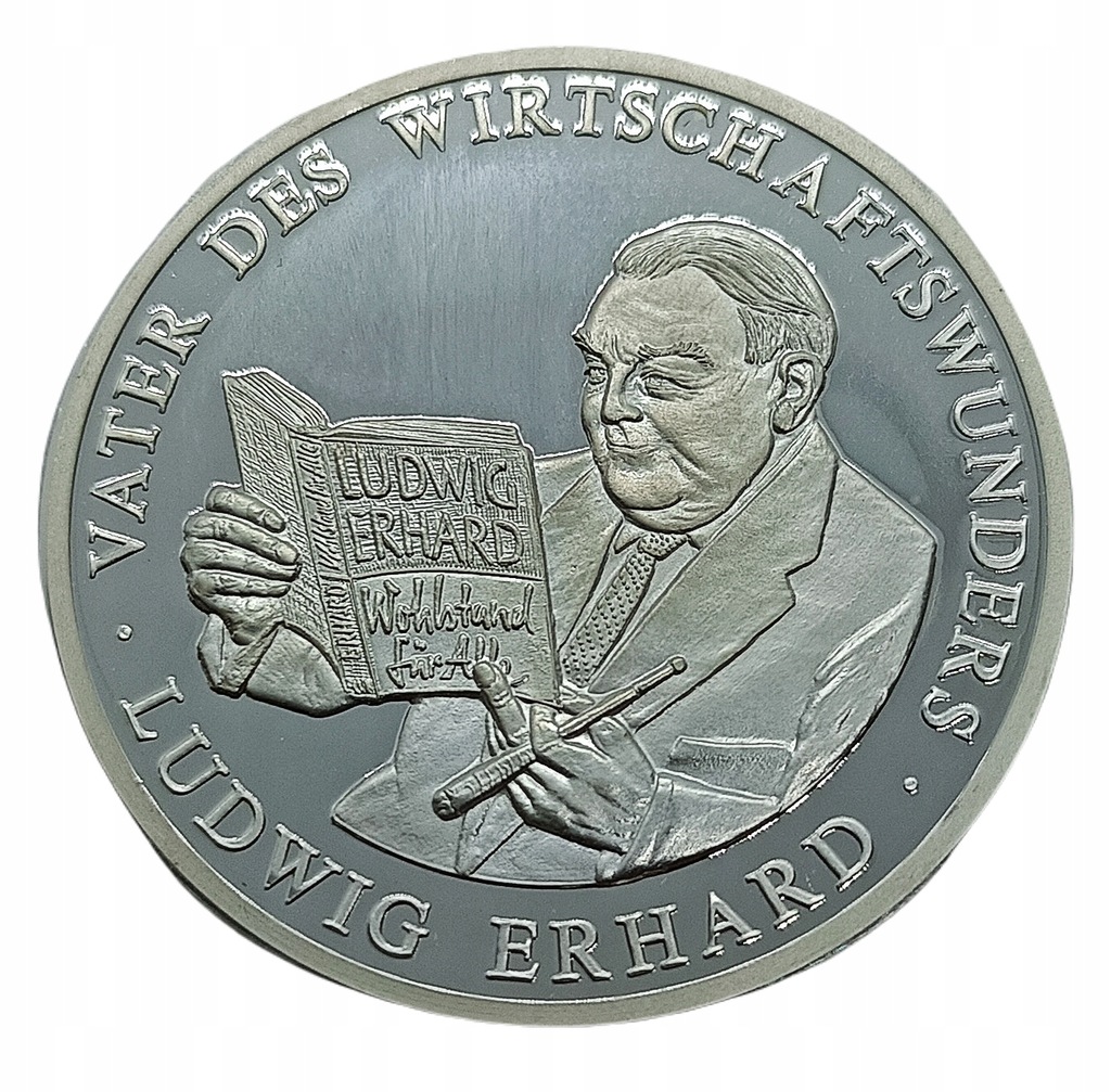 Srebrny medal Ludwig Erhard, 20 g