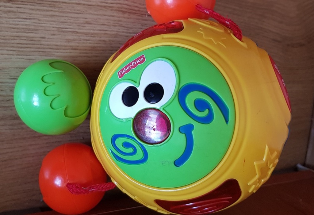 UŻYWANY Fisher Price BamBam Zabawny Pełzak