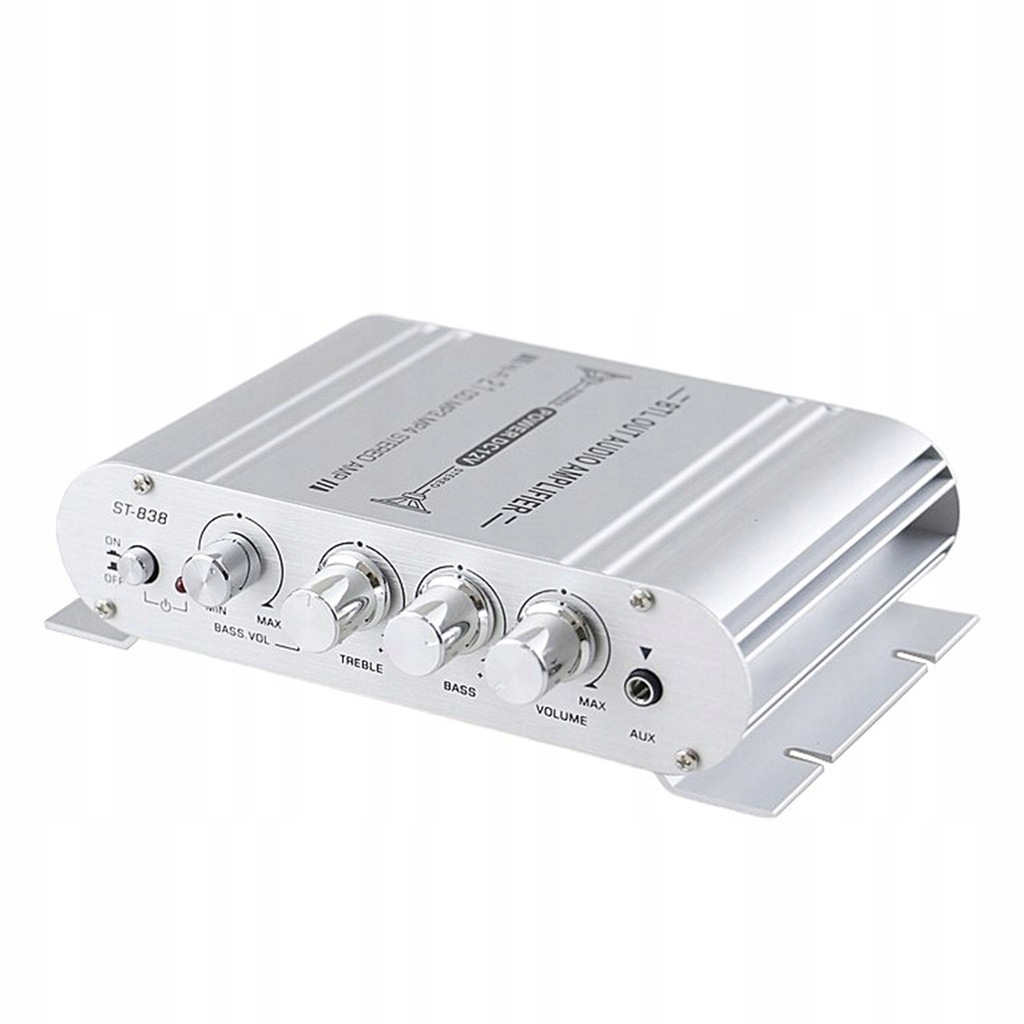 2.1-kanałowy wzmacniacz audio samochodowy 400W 12V