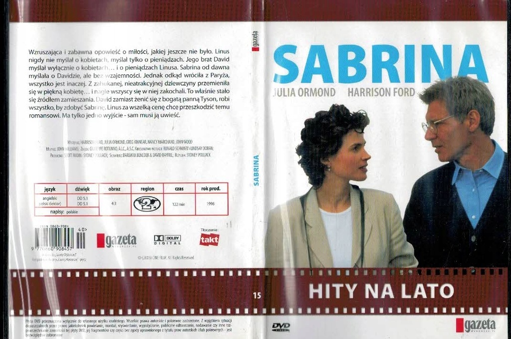 Sabrina Harison Ford [DVD] lektor polski