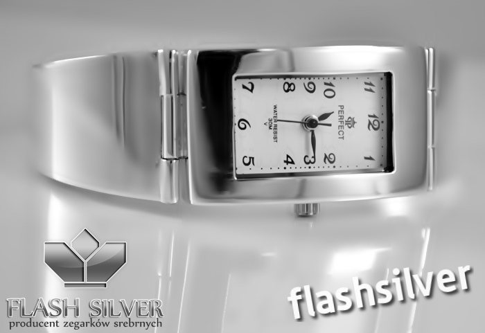 ZegarekSrebrny 925 marki Flash Silver Słuszny Cel