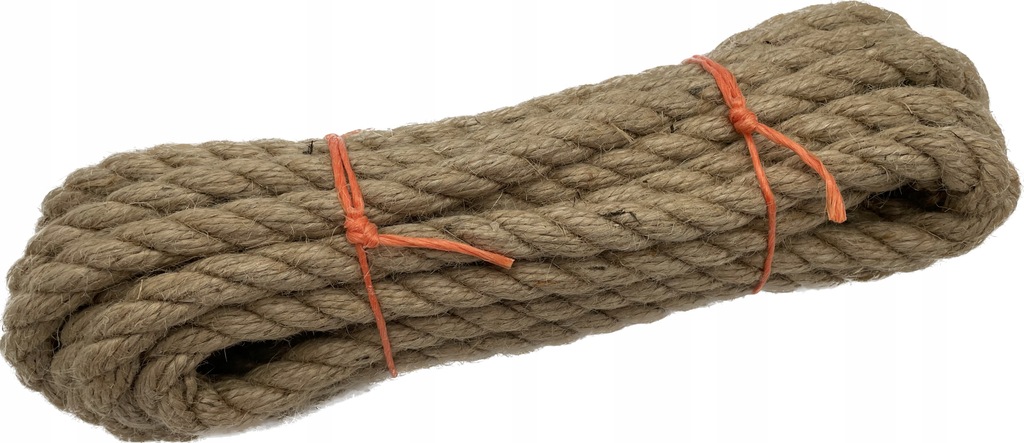 LINA JUTOWA GRUBA żeglarska LAMPA SZNUR JUTOWY NA DRAPAK 16mm - 10m