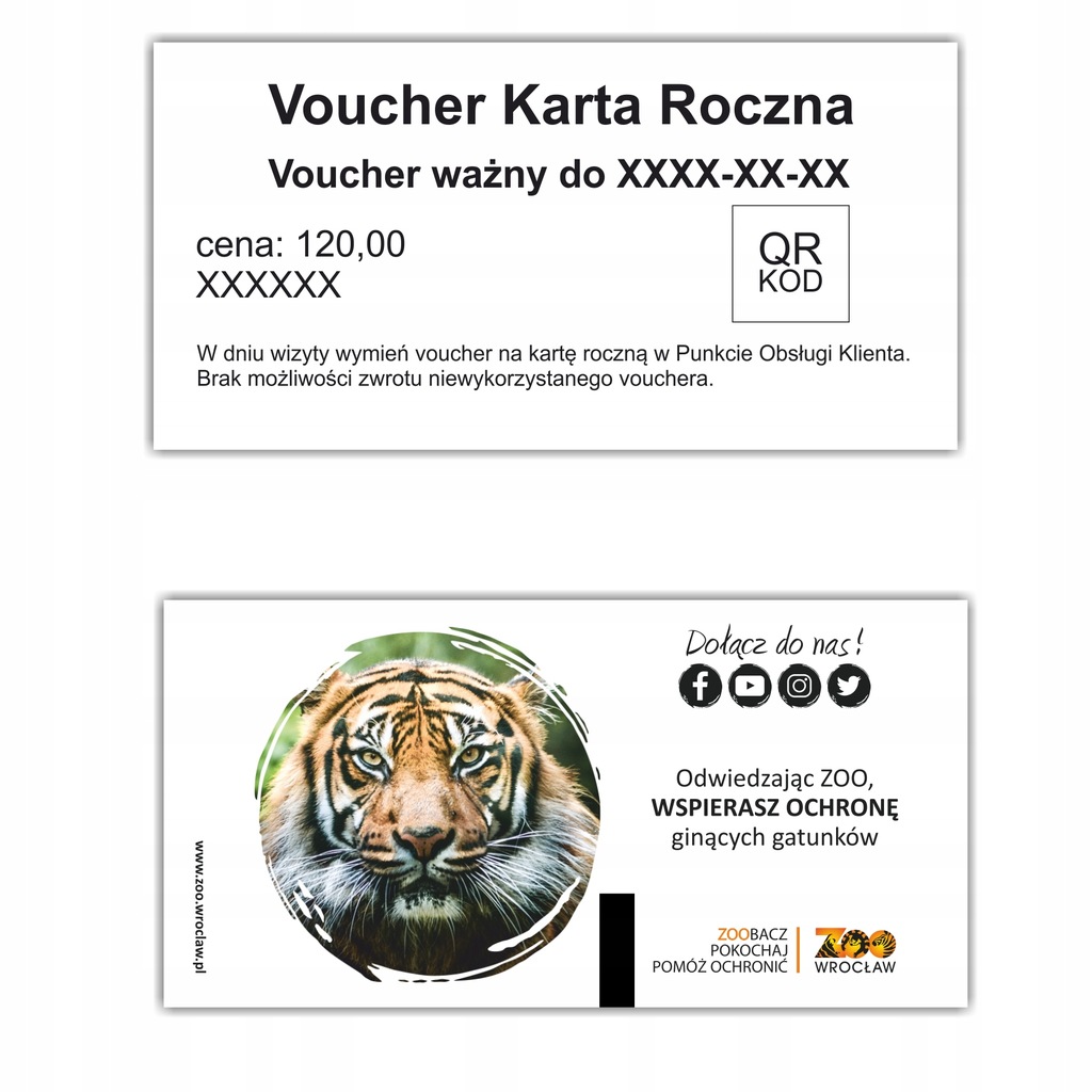 Купить Ваучер - годовая карта в зоопарк Вроцлава в подарок: отзывы, фото, характеристики в интерне-магазине Aredi.ru
