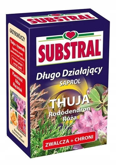 Saprol SUBSTRAL thuje iglaki tuje róże brązowienie