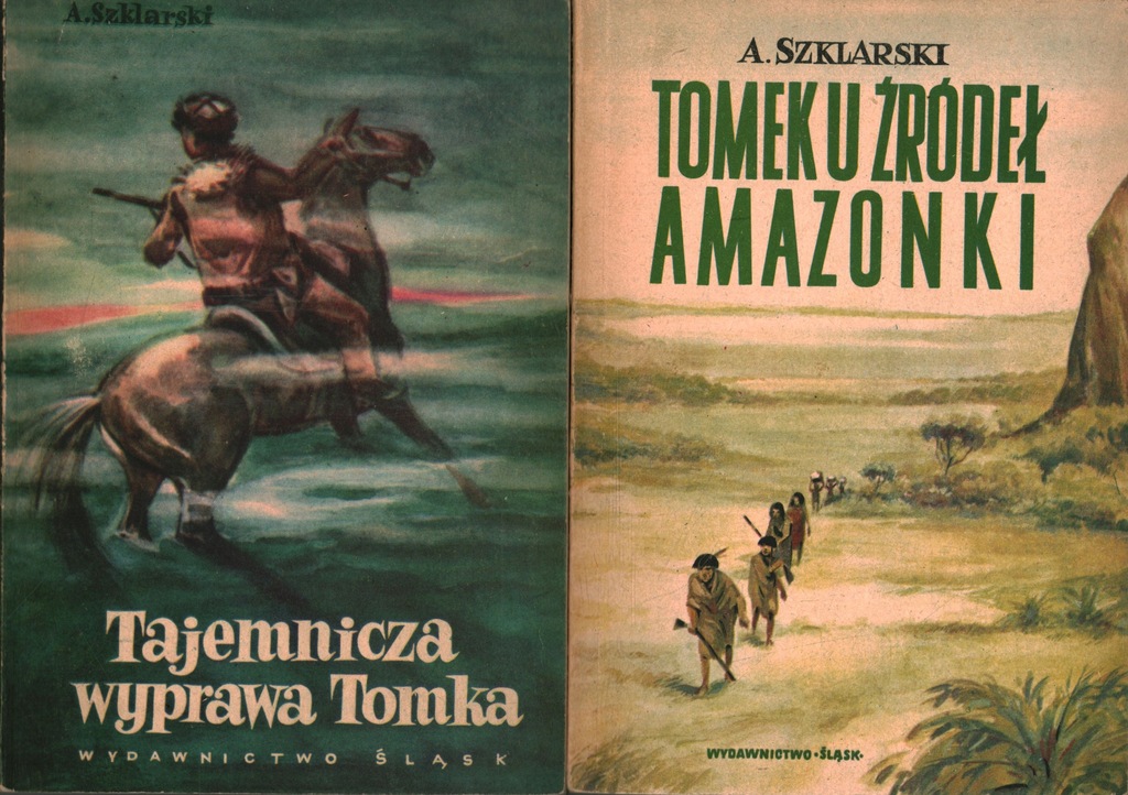 PAKIET 2X SZKLARSKI - TAJEMNICZA WYPRAWA TOMKA + TOMEK U ŹRÓDEŁ AMAZONKI