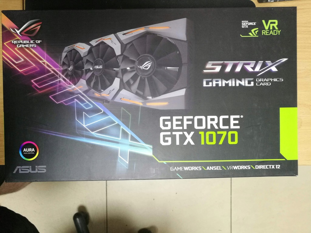 Купить КАРТА ASUS GeForce GTX 1070 STRIX 8 ГБ GDDR5 RGB: отзывы, фото, характеристики в интерне-магазине Aredi.ru