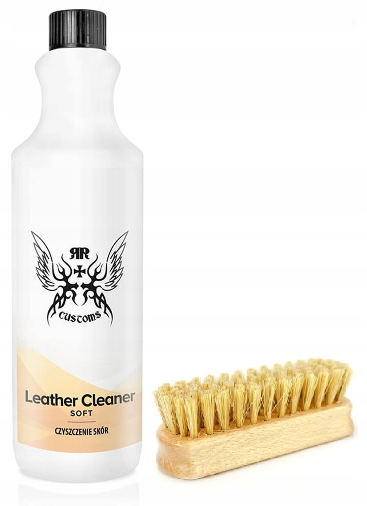 RRC LEATHER CLEANER / do skór SOFT 1L + szczotka