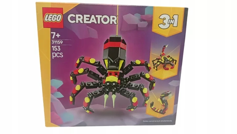 LEGO CREATOR - DZIKIE ZWIERZĘTA: NIEZWYKŁY PAJĄK 31159