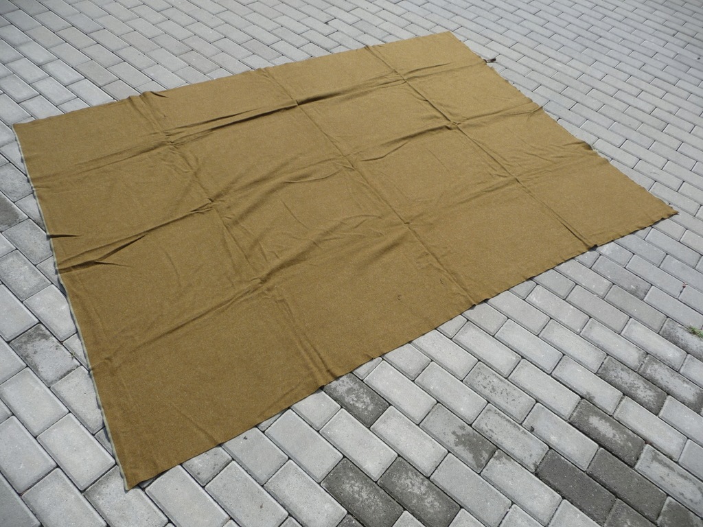 KOC WEŁNIANY US ARMY USMC WOOL BLANKET WW2 14490146599 oficjalne