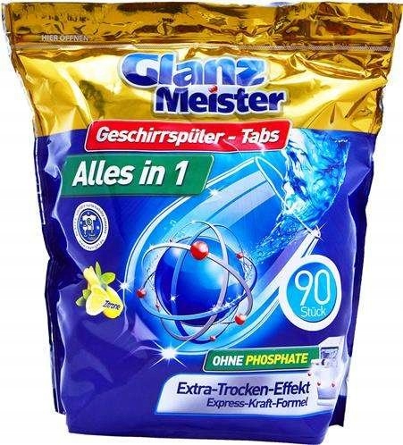 Glanz Meister tabletki do zmyw Alles in1 90szt-B/c