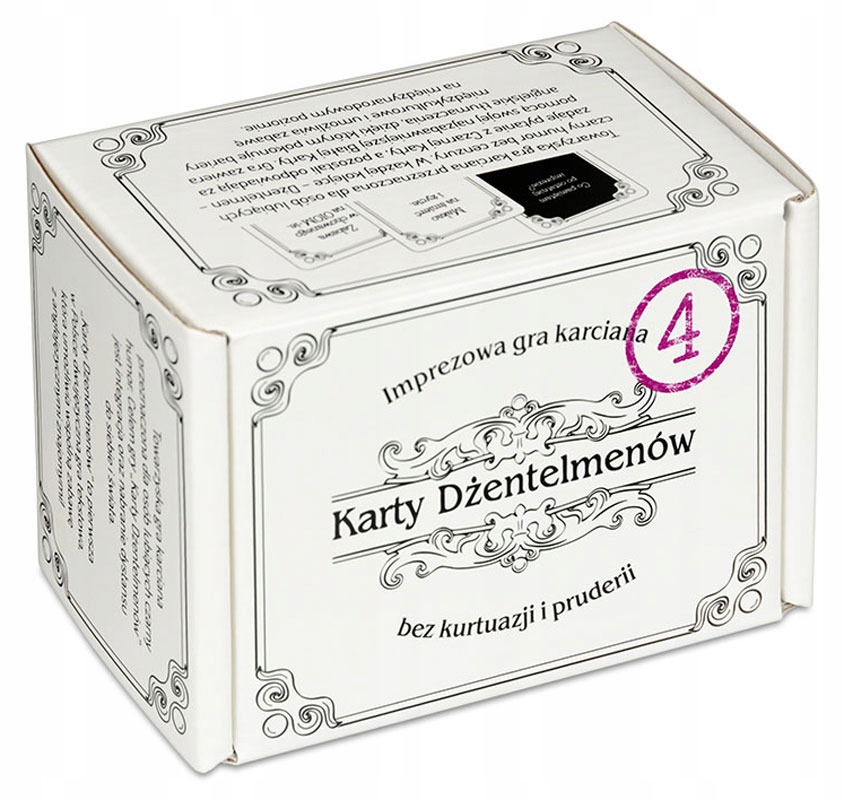 Karty Dzentelmenow 4 Imprezowa Gra Dla Doroslych 8616512245 Oficjalne Archiwum Allegro