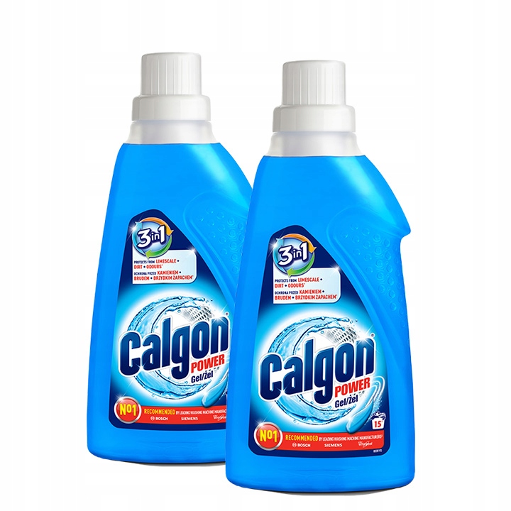 Calgon Żel Odkamieniacz Pralki zmiękczacz 2x1,5L