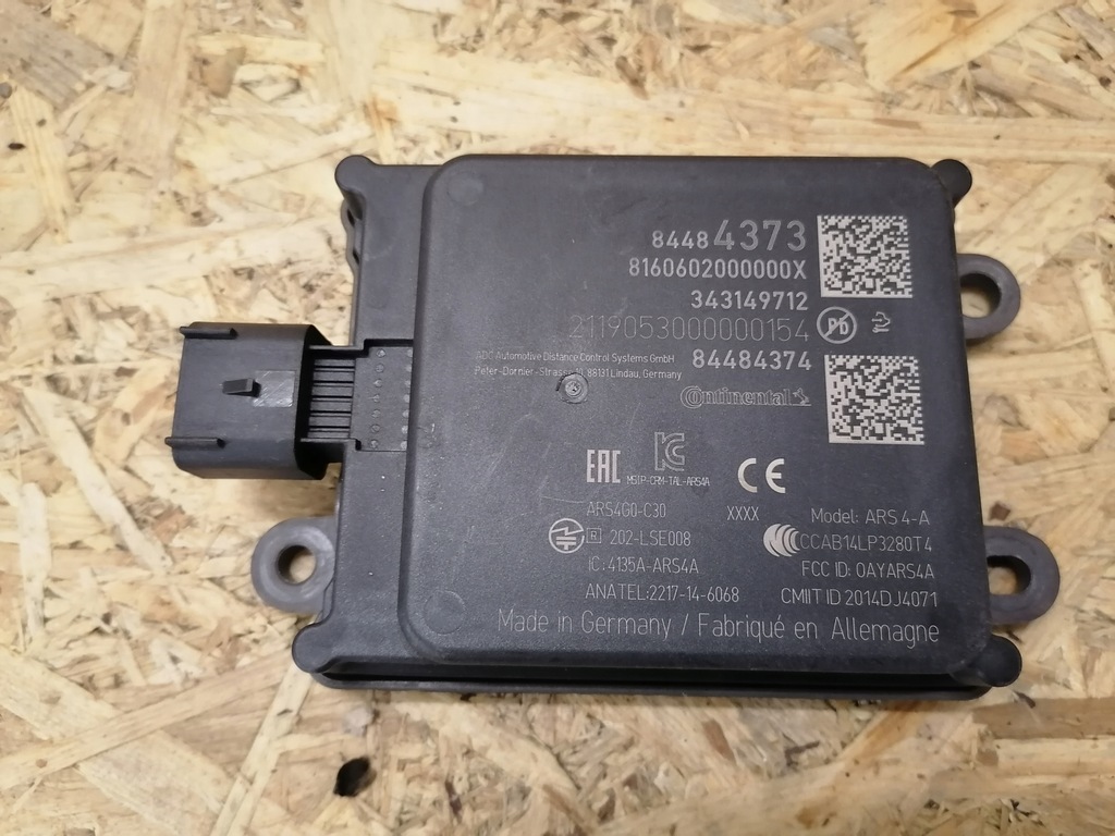 RADAR DISTRONIC OPEL INSIGNIA B 84484373 - 10203791439