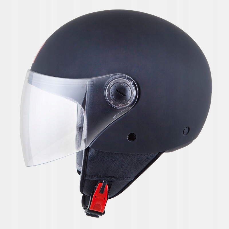 Kask otwarty MT Helmets Street Solid czarny mat XS