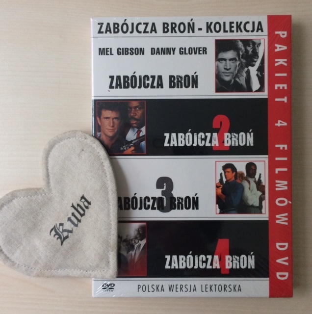 DVD ZABÓJCZA BROŃ 1-4 KOLEKCJA FOLIA!!!
