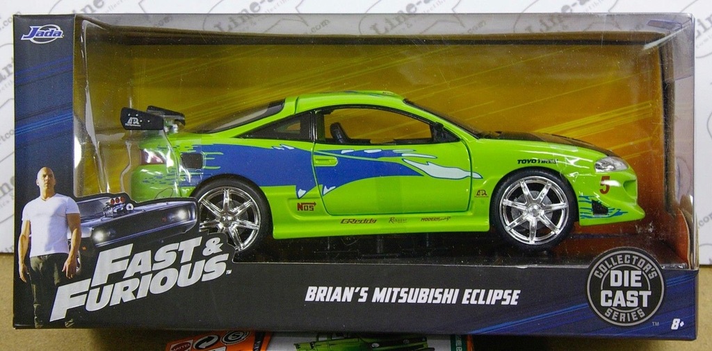 Mitsubishi Eclipse __ Jada Toys __ F&F __ 1:24