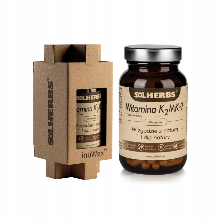 Witamina k2 mk7 60 kapsułek (200 mcg) solherbs