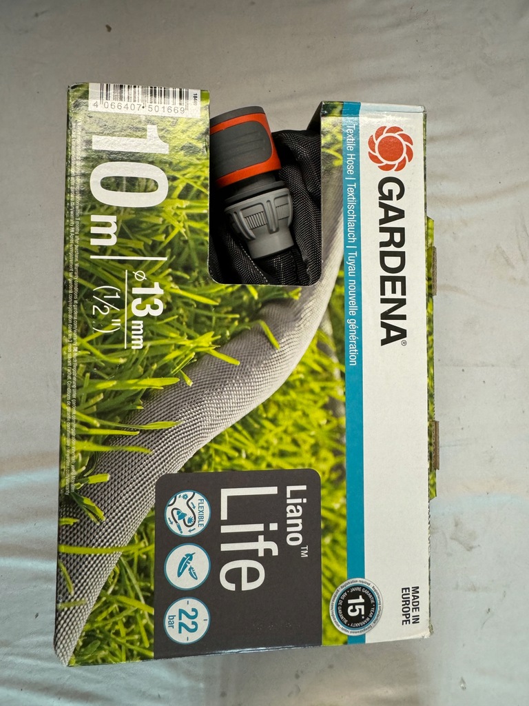 Gardena Wąż tekstylny Liano Life 10m 18440