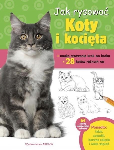 Książka o rysowaniu rysunek rysowanie KOTY kotów