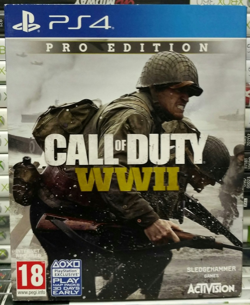 CALL OF DUTY: WWII PRO EDITION / GRA PS4 STEELBOOK