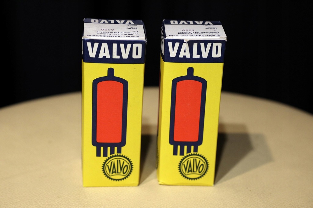 Lampy 6080 Mullard VALVO NIB NOS - para