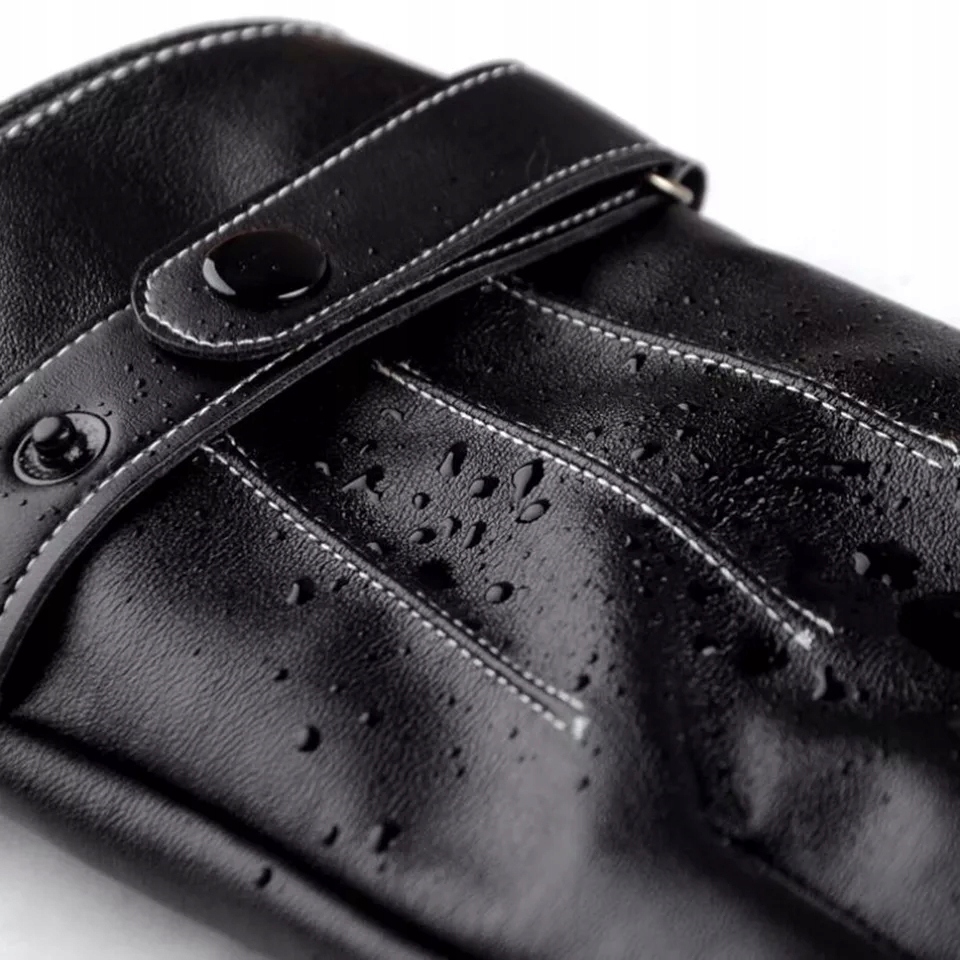 Купить Кожаные сенсорные перчатки для смартфона, черные, униформа: отзывы, фото, характеристики в интерне-магазине Aredi.ru