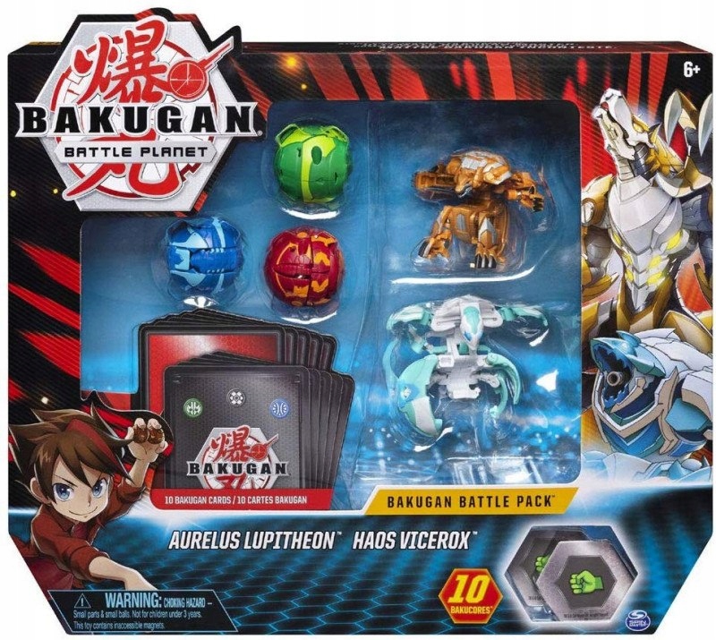 Figurki Bakugan Bitwa zestaw 8