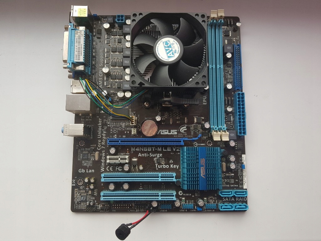 Asus M4N68T-M LE V2 + AMD Athlon II X4 640 3GHz - 8410555008 - oficjalne archiwum Allegro