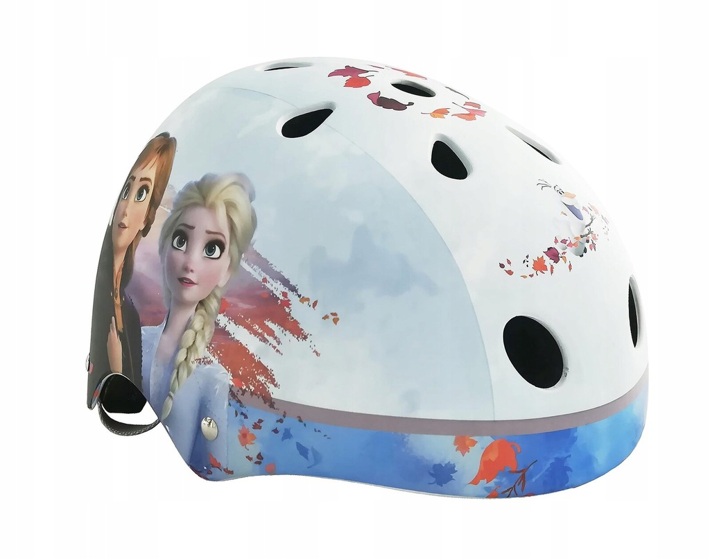 Kask rowerowy dla dziewczynki KRAINA LODU 51-55cm