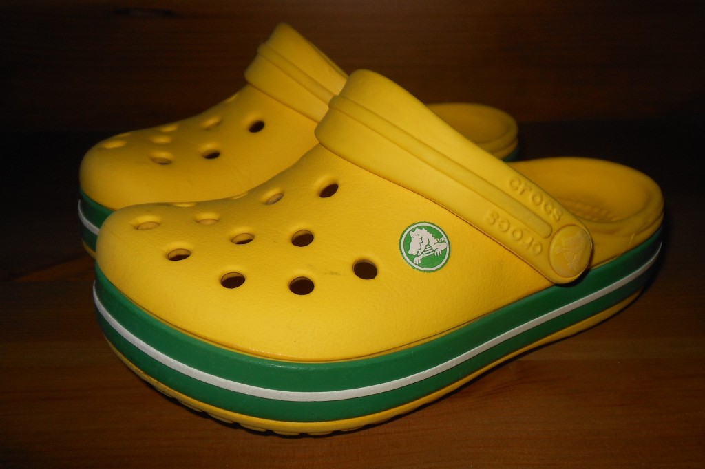 Buty crocs żółte rozm. 22 (6/7) oryginalne