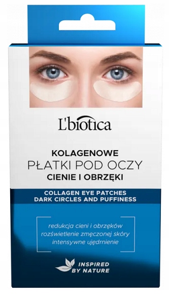 L'biotica kolagenowe płatki pod oczy 3 pary