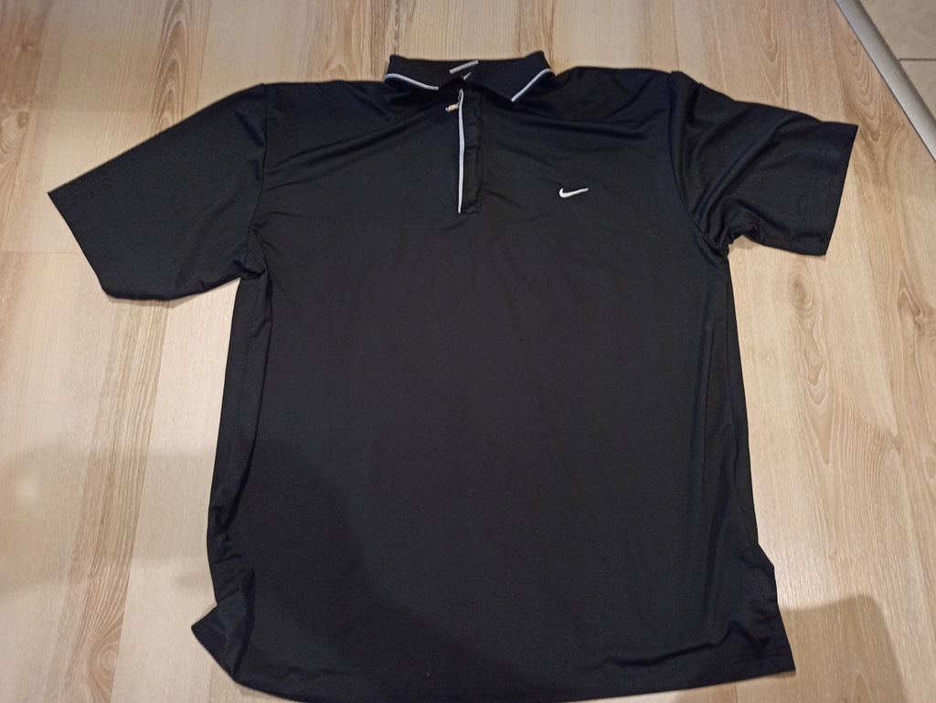 Koszulka sportowa Nike XXL kołnierzyk czarna GOLF