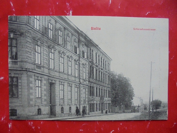 BIELSKO-BIAŁA BIELSKO BIELITZ SCHIESSHAUSSTRASSE 1908 RRRRRRR