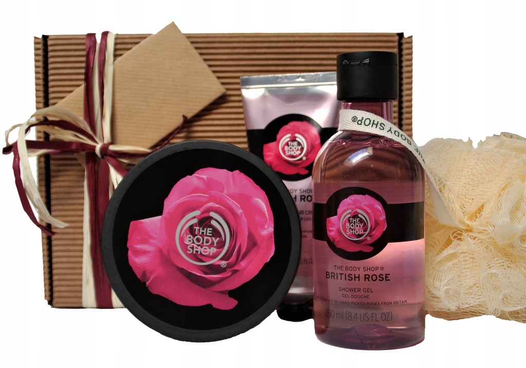 THE BODY SHOP_ZESTAW BRITISH ROSE_PREZENT_UPOMINEK