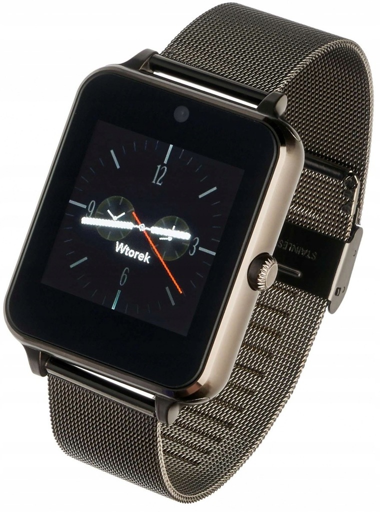 Smartwatch G25 Plus czarny stalowy