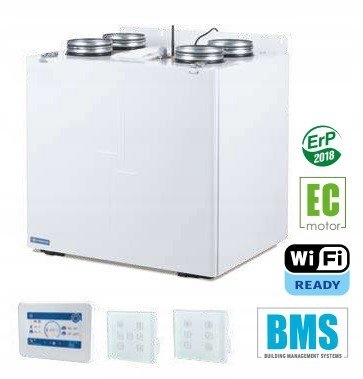 Centrala wentylacyjna z wymiennikiem przeciwprądowym 400m3/h VUT350VBECA21