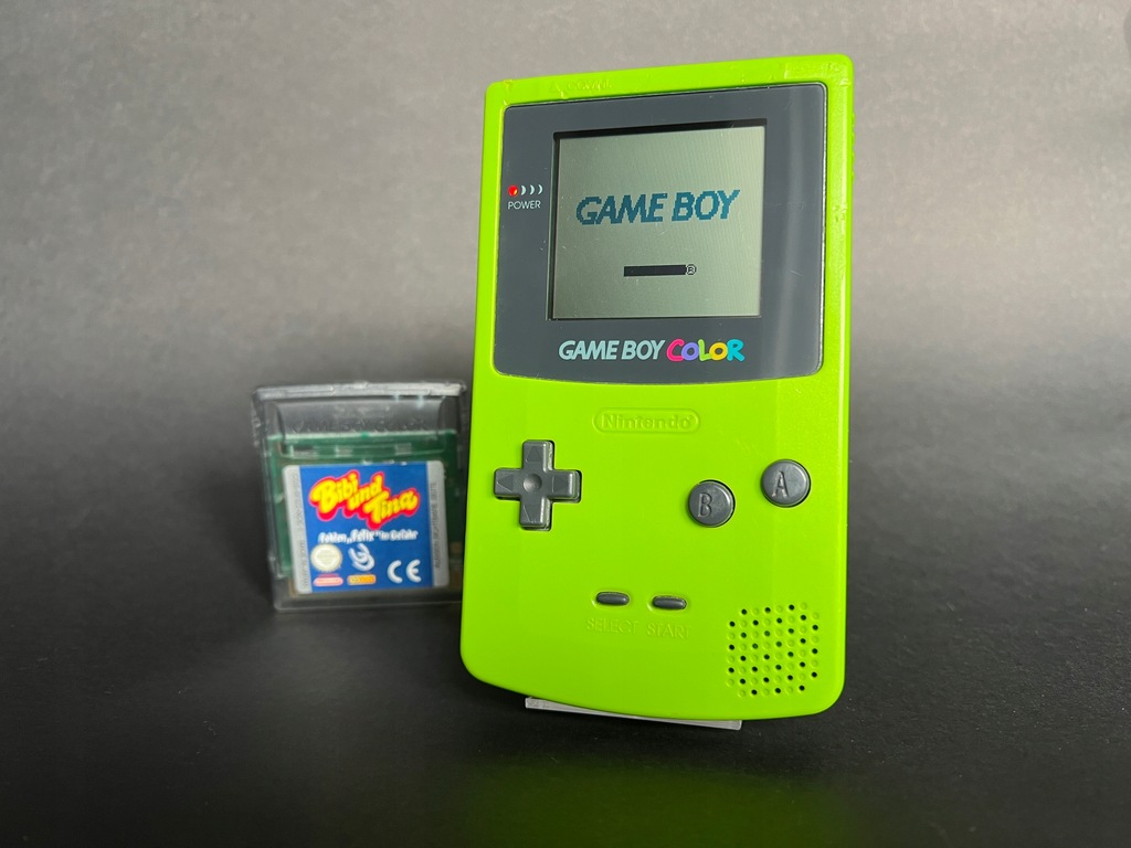 Zielony Gameboy Konsola Nintendo Game Boy Color + Gra