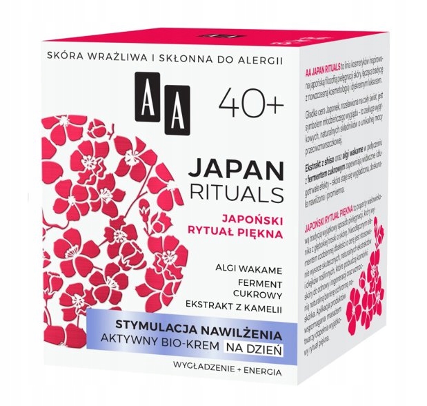 AA Japan Rituals 40+ Aktywny Bio Krem na dzień