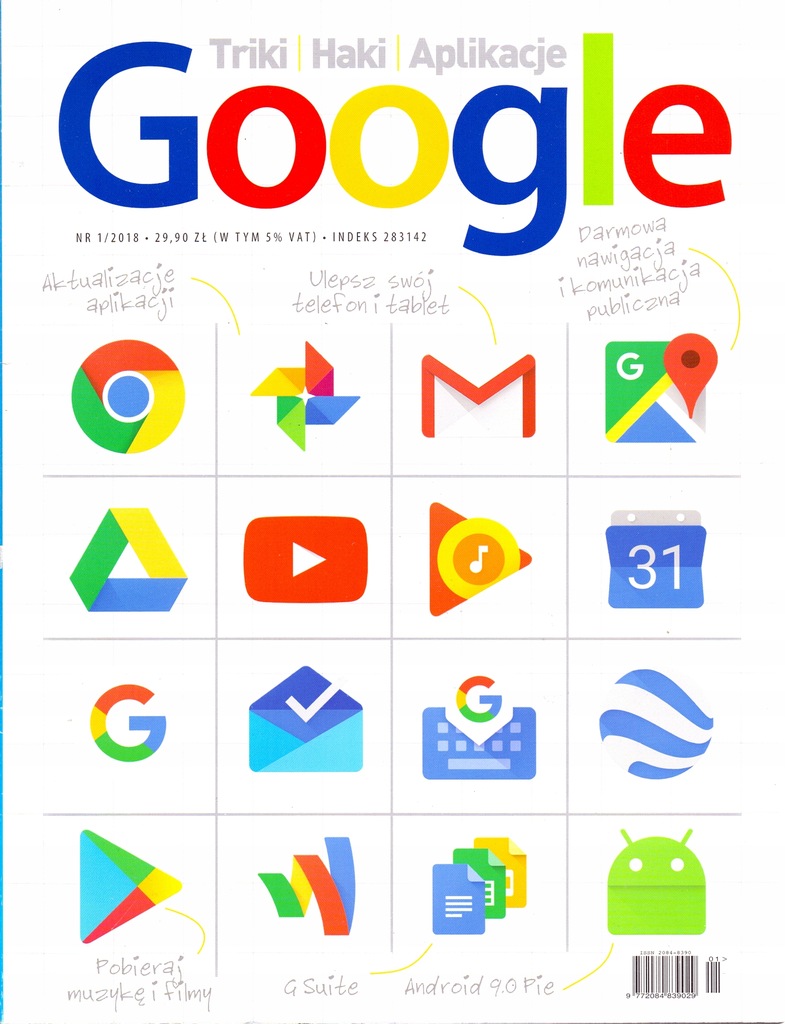 Google. Triki, haki, aplikacje nr 1/2018.