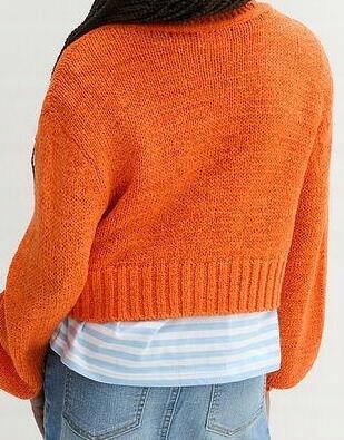 164/170 KRÓTKI SWETER ROZPINANY nge