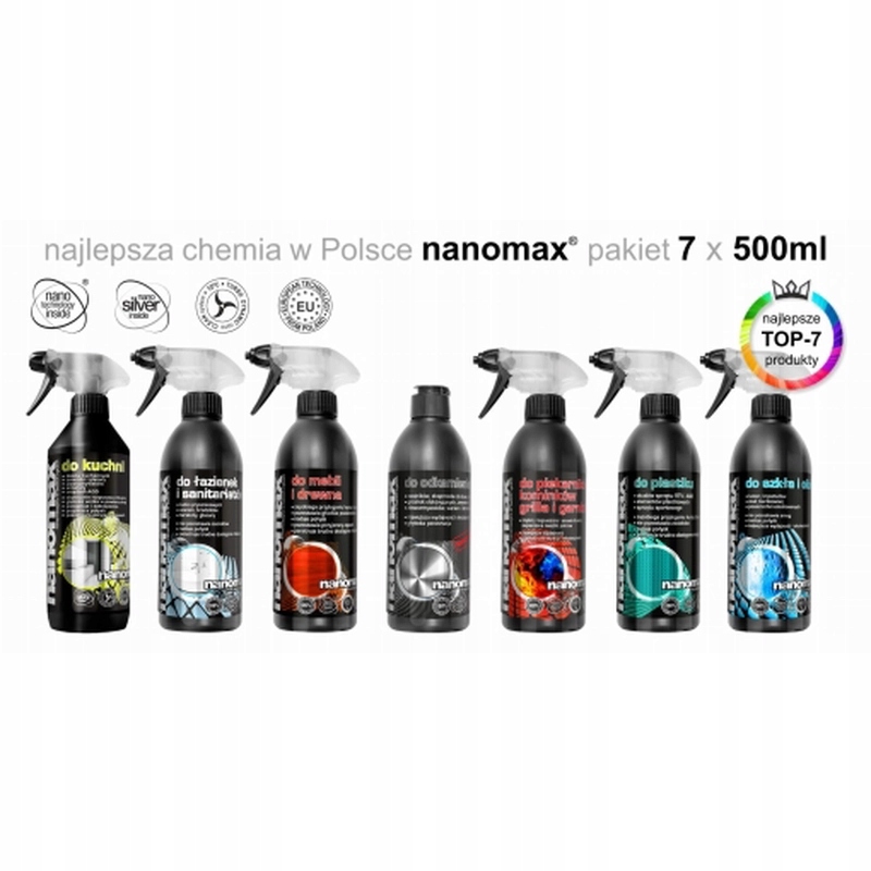 nanomax PROFESSIONAL zestaw TOP-7, 0,5L