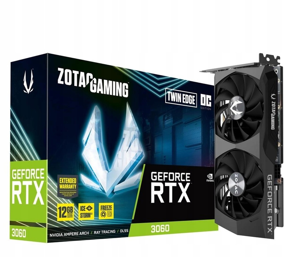Karta graficzna ZOTAC GeForce RTX 3060 Twin Edge OC LHR 12 GB Nowa Pasta