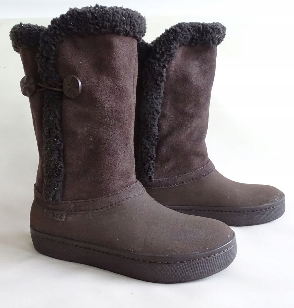 Crocs Modessa Suede śniegowce nieprzemakalne 37/38