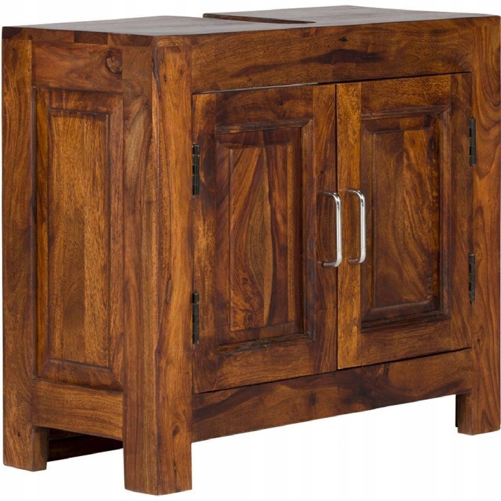 Kolonialna szafka pod umywalkę Sheesham Lite Drewno Palisander