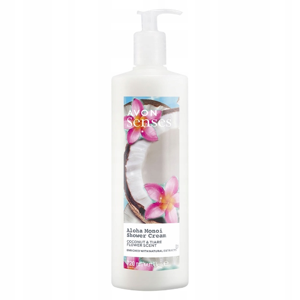 Avon Senses Aloha Monoi Tiare Blossom 720 ml żel pod prysznic