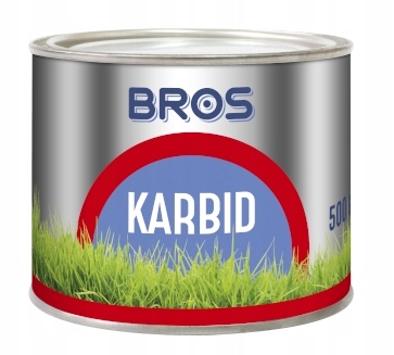 Bros KARBID Granulowany 500g na KRETY i NORNICE