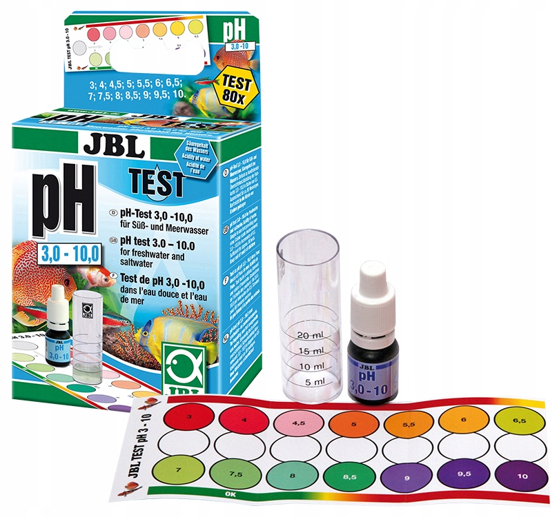 JBL pH ZAKRES 3,0 -10,0 TEST KROPELKOWY