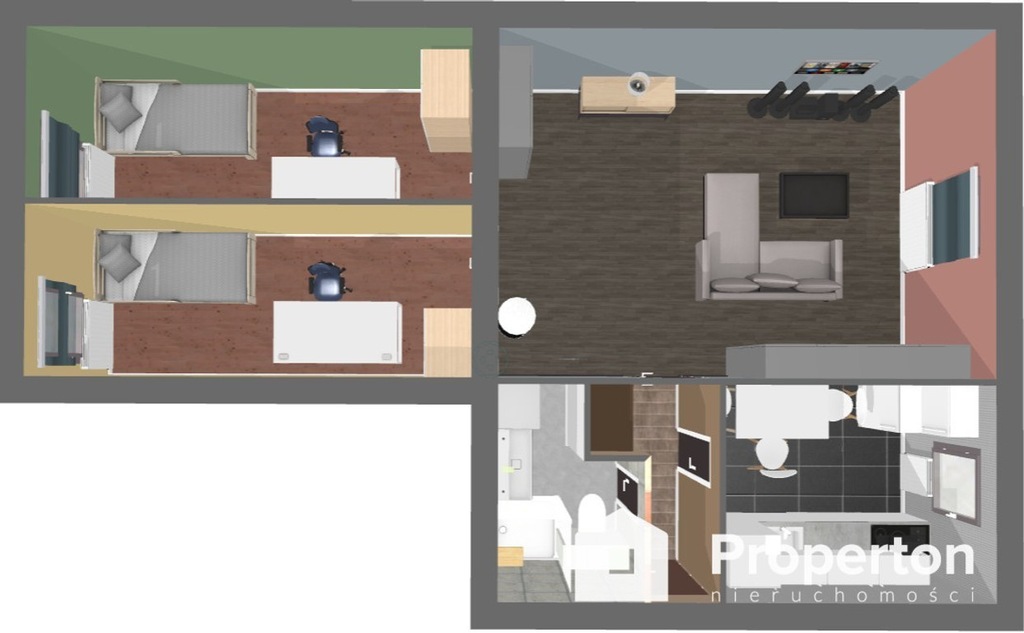 Mieszkanie, Głubczyce, 61 m²