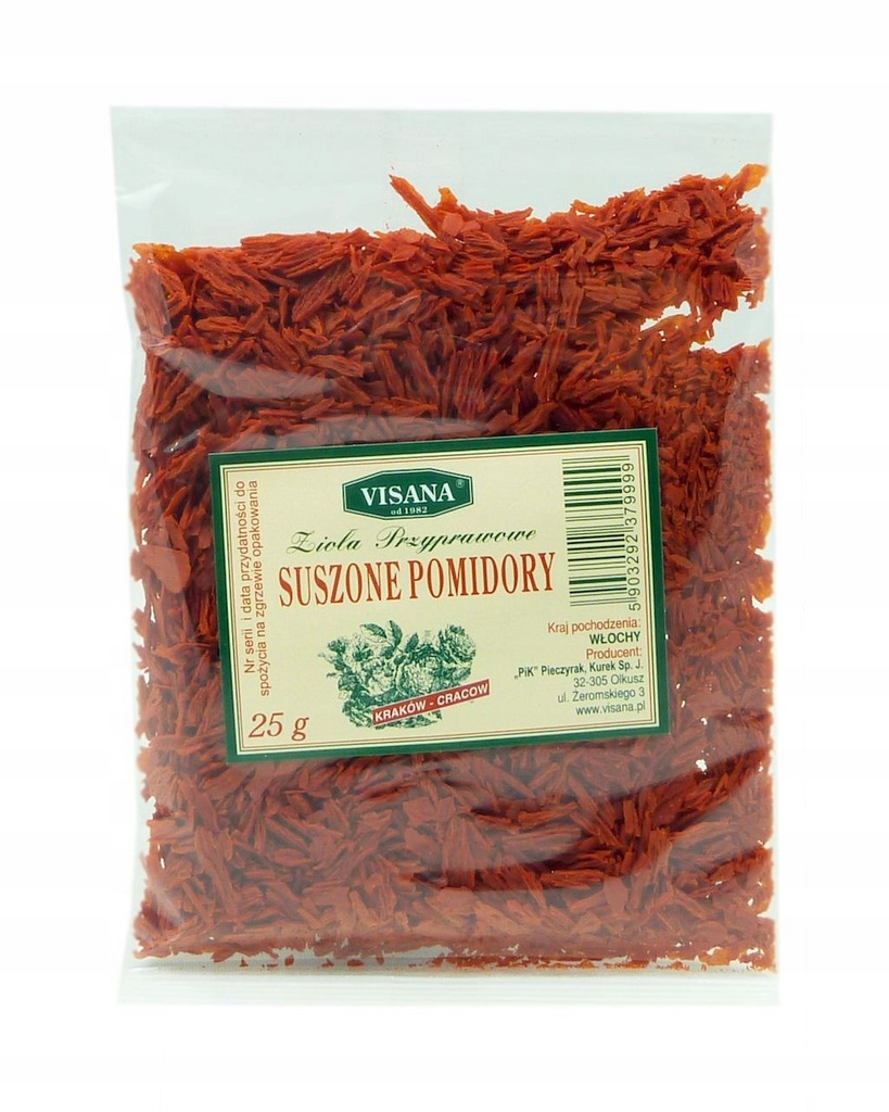 Suszone pomidory 25g VISANA