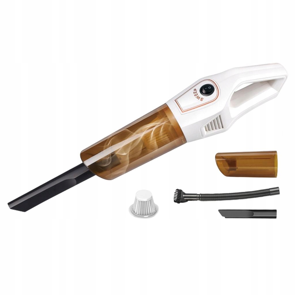 car handheld vacuum portable car White 3.7V USB